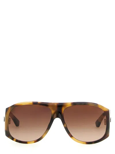 Chloé '60' Sunglasses In Brown