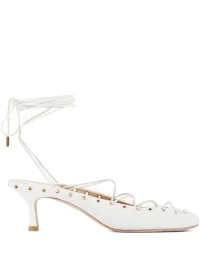 CHLOÉ 60MM GHILLIES LACE-UP PUMPS