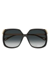 Chloé 60mm Gradient Square Sunglasses In Multi