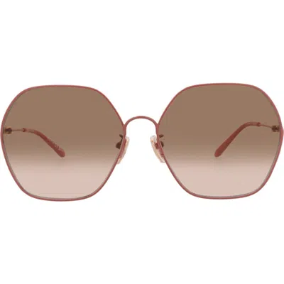 Chloé 61mm Oversize Round Sunglasses In Multi