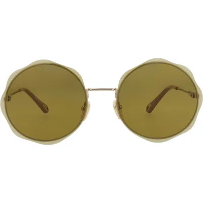 Chloé 61mm Round Sunglasses In Multi
