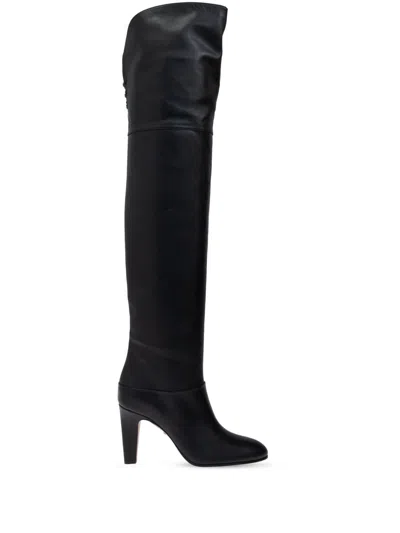 Chloé 85mm Eve Boots In Black