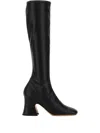Chloé 8mm Janis Block-heel Knee-high Boots In Black
