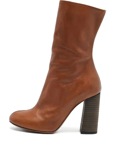 Pre-owned Chloé 90mm Leather Boots