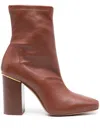 Chloé 95mm Ambre Boots In Brown