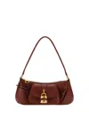 Chloé 99 Shoulder Bag In Brunet Red