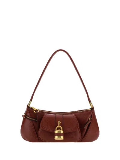 Chloé Kerala 25 Leather Shoulder Bag In Multicolor