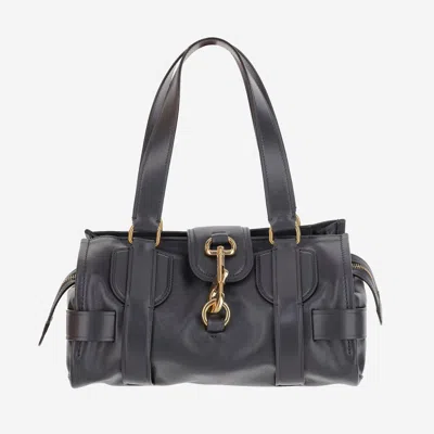 Chloé Kerala Shoulder Bags 25 In Black