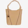Chloé Spin Mini Tote Bag In Grained Calfskin