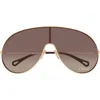 CHLOÉ CHLOÉ 99MM GRADIENT MASK SUNGLASSES