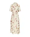 Chloé Shells Print Midi Shirt Dress In Nude