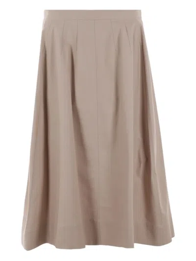 Chloé A-line Midi Skirt