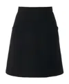 Chloé A-line Miniskirt In Black