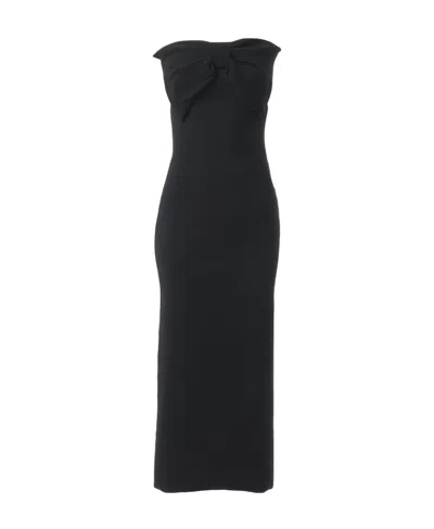 Chloé A Medium-length Dress With Bare Shoulders In Black