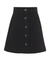 Chloé A Miniskirt In Black