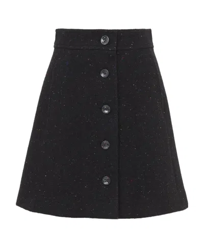 Chloé A Miniskirt In Black