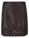 Chloé A-shaped Miniskirt In Black