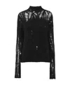 Chloé A Well-fitting Small High-necked Sweater In Black