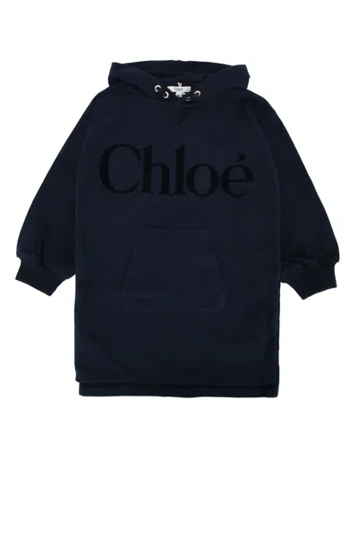 Chloé Kids' Felpa In Blue
