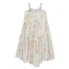 Chloé Palm Tree-print Dress In Multicolor
