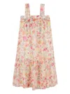 Chloé Floral-print Dress In Multi