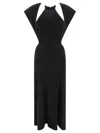 Chloé Abito Maxi Con Dettagli Cut-out In Black