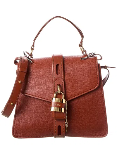 Chloé Aby Day Medium Leather Shoulder Bag (authentic ) In Brown