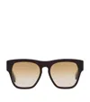 Chloé Womens Brown Ch0149s Square-frame Tortoiseshell Acetate Sunglasses In Brown