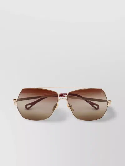 Chloé Acetate And Metal Sunglasses