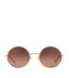Chloé Acetate Ch0230s Sunglasses In Gold