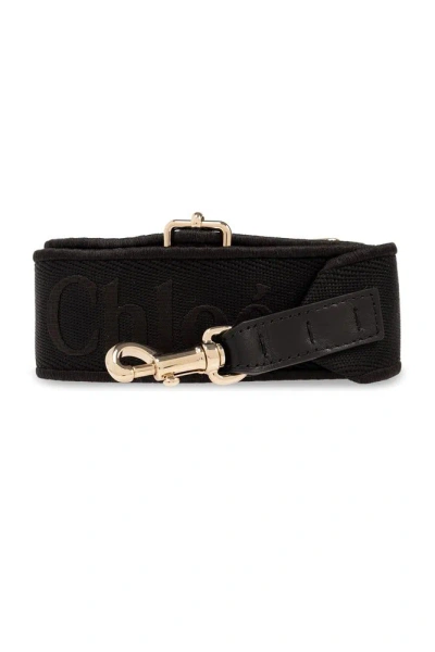 Chloé Adjustable Bag Strap In Black