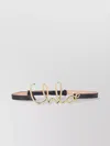 Chloé Iconic Leather Belt Gold-tone Hardware In Neutrals