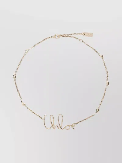 CHLOÉ ADJUSTABLE LENGTH CHAIN NECKLACE