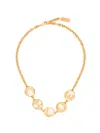 Chloé Chloe Chloe Script Vintage Gold Choker Women In Gold