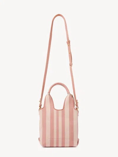 Chloé Adjustable Mini Dangling Ring Bag - W 20 X H 30 X D 9 Cm In Neutral