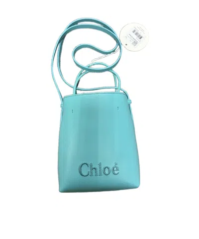Chloé Adjustable Shoulder Strap Single Shoulder Bag In Blue