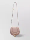 Chloé Adjustable Strap Saddle Shape Textured Finish