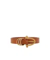 Chloé Adjustable Waist Belt In Brown