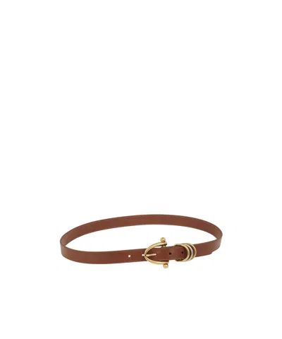 Chloé Adjustable Waist Belt In Brown