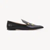 Chloé Agnes Loafer Black Size 7 100% Lambskin In Black