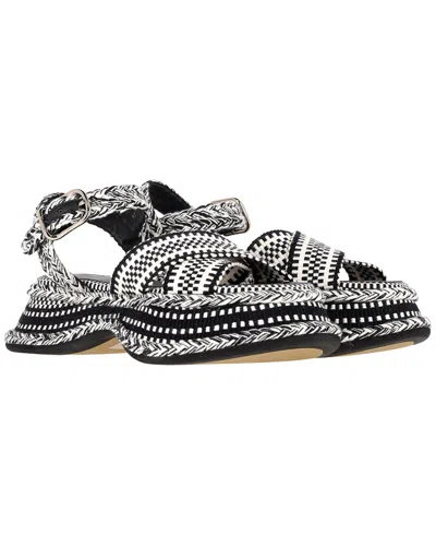 Chloé Alaïa Women's Cotton Meril Weaved Sandal (authentic Pre-loved) In Multi