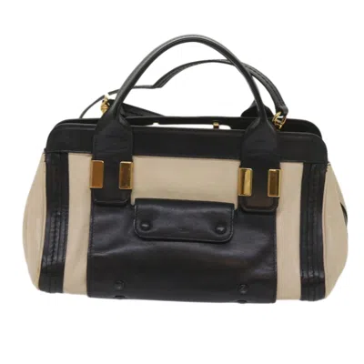 Pre-owned Chloé Alice Leather Handbag () In Beige