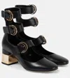 Chloé Alize Pumps In Black Leather In Schwarz