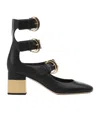 Chloé Alize Pumps In Black Leather In Black