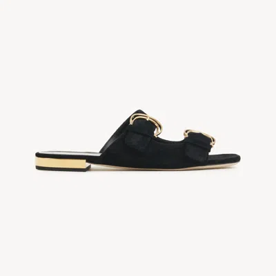 CHLOÉ MULES ALIZÈ FEMME NOIR TAILLE 36 100% PEAU DE CHÈVRE