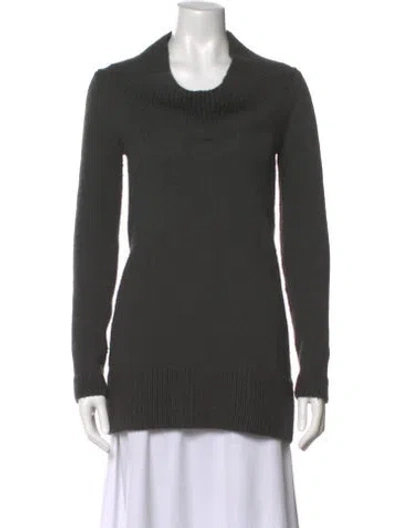 Pre-owned Chloé Alpaca Mini Dress In Gray