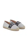 Chloé Logo-print Espadrilles In Blue