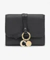 Chloé "alphabet" 3-fold Wallet In Black