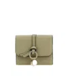Chloé Alphabet Wallet In Green