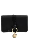 Chloé Alphabet Card Holder In Black